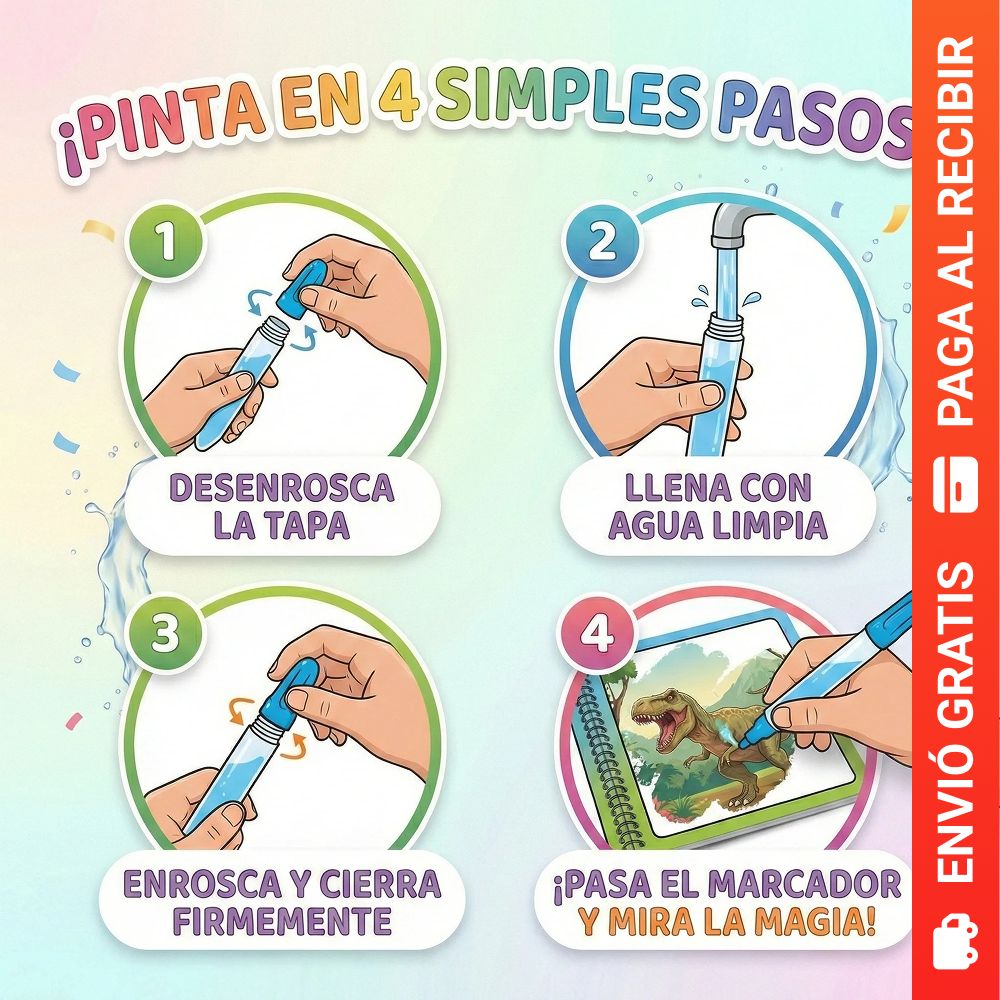 LIBRO MÁGICO DE AGUA 💧