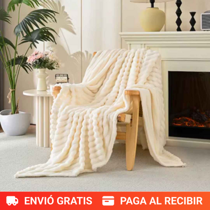 COBIJA PIEL DE CONEJO PREMIUM 💎