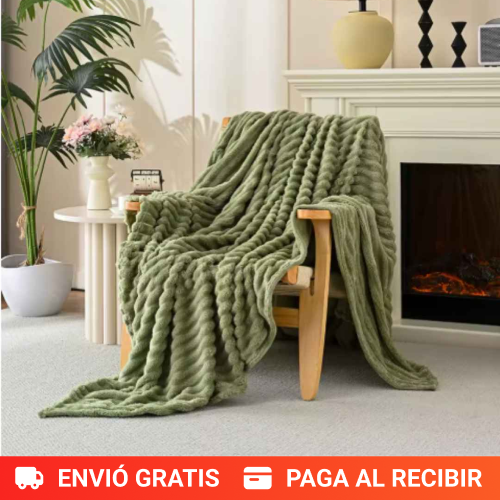 COBIJA PIEL DE CONEJO PREMIUM 💎