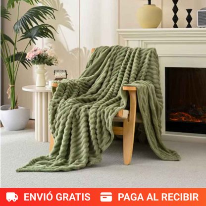 COBIJA PIEL DE CONEJO PREMIUM 💎