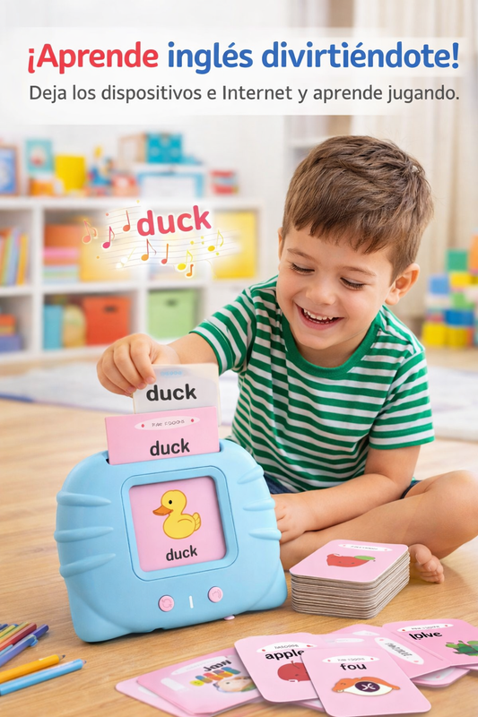 LECTOR DE TARJETAS INTERACTIVO 🩵🩷(Mas de 100 TARJETAS🔥)