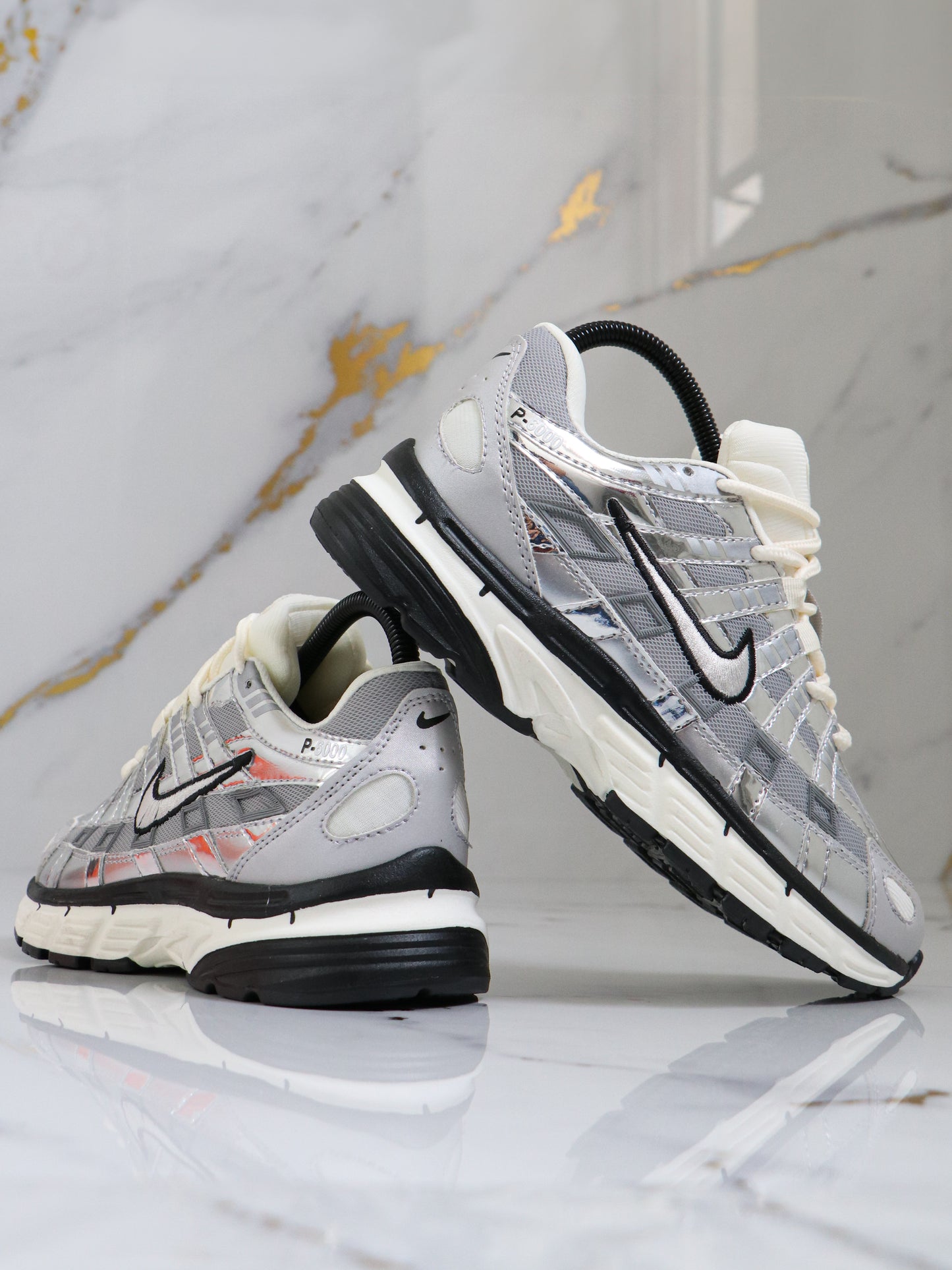 NIKE P-6000 🔥Metallic SILVER🤯