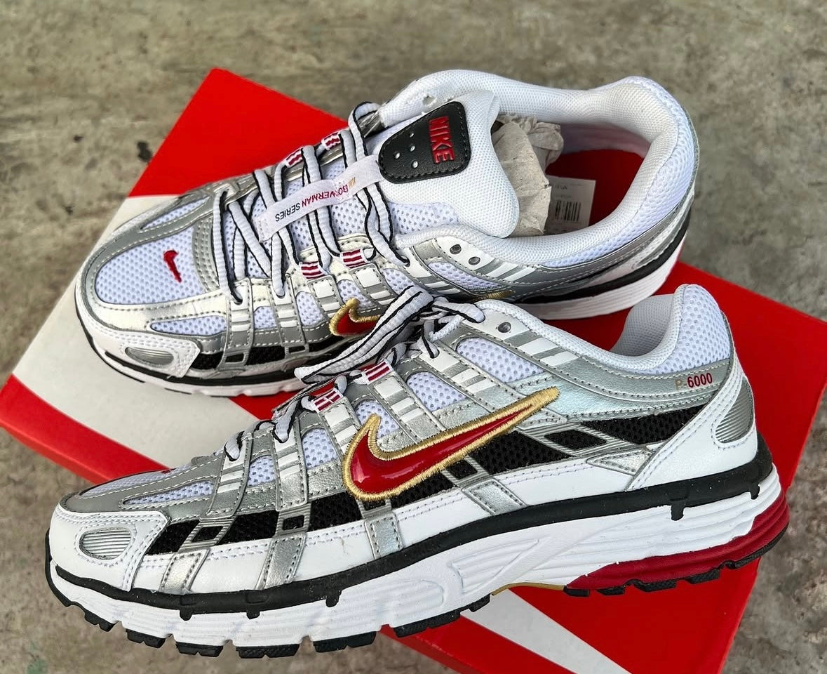 NIKE P-6000 🔥Metallic SILVER🤯