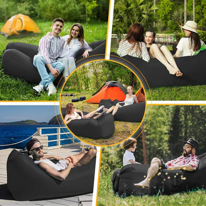 CAMA SOFÁ INFLABLE EXTERIOR INNOVADOR🤯