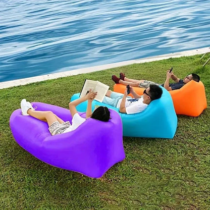 CAMA SOFÁ INFLABLE EXTERIOR INNOVADOR🤯