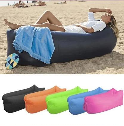 CAMA SOFÁ INFLABLE EXTERIOR INNOVADOR🤯