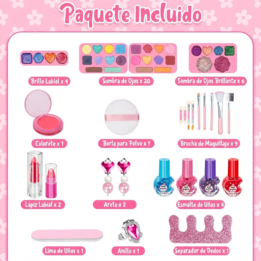 KIT DE MAQUILLAJE 4 EN 1 MÁGICO 💎❤️(Original)