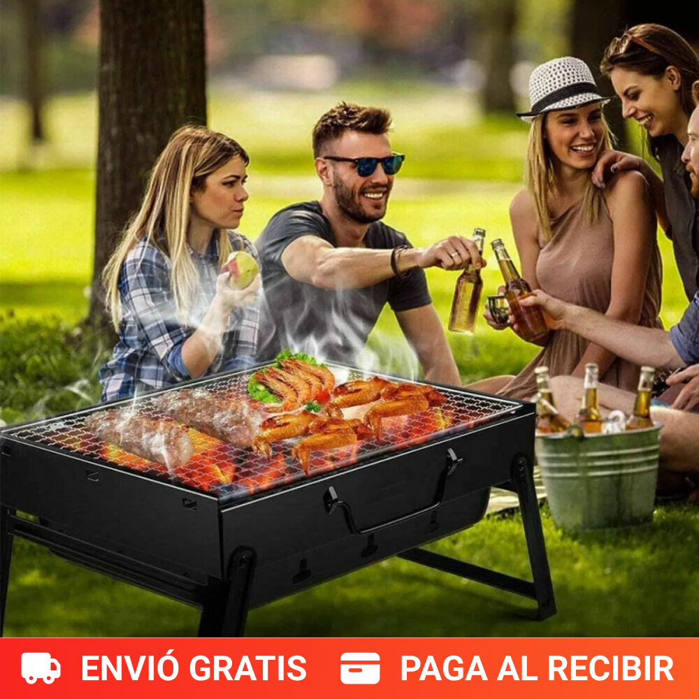 MINI PARILLA BBQ PLEGABLE 🔥