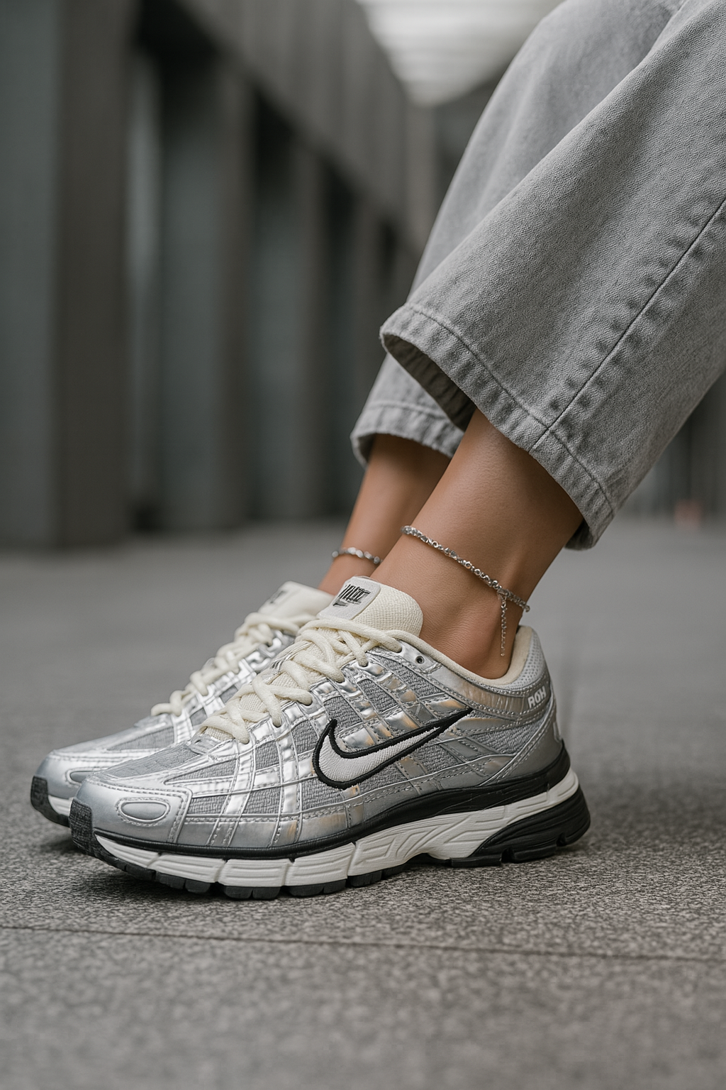 NIKE P-6000 🔥Metallic SILVER🤯