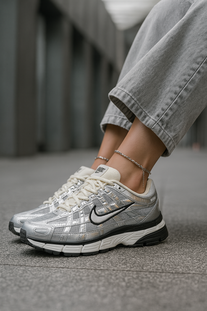 NIKE P-6000 🔥Metallic SILVER🤯