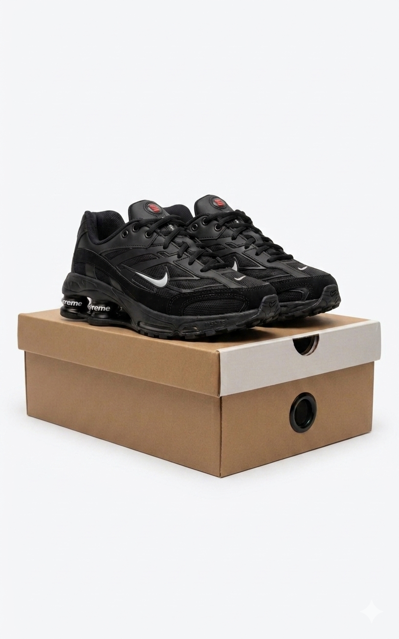 NIKE SHOX R4 X🚀 ESTILO SUPREME SIN LÍMITES 🔥 (Ultimas unidades!)