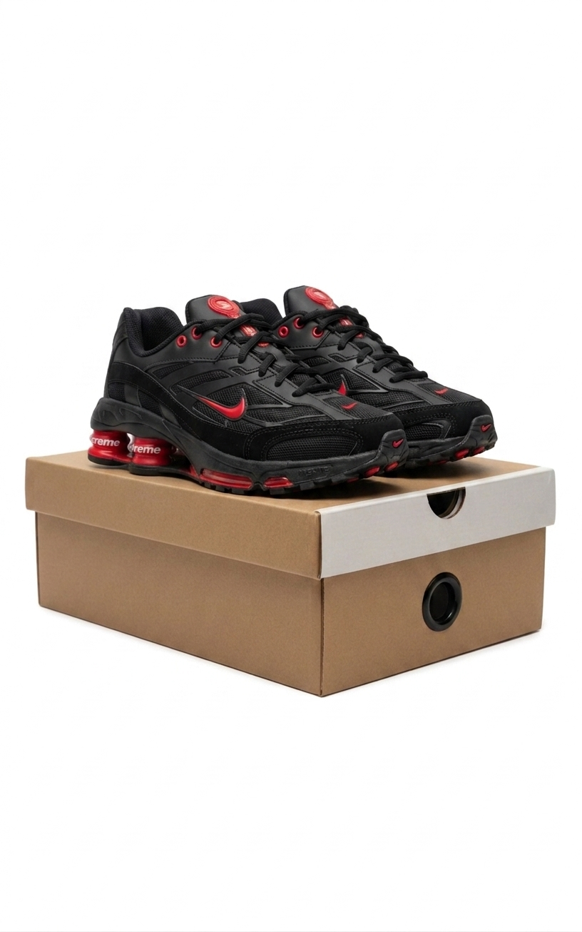 NIKE SHOX R4 X🚀 ESTILO SUPREME SIN LÍMITES 🔥 (Ultimas unidades!)